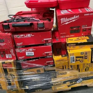 Milwaukee & dewalt tool pallets-bulk liquidation sales